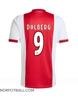 Billige Fotballdrakt Ajax Kasper Dolberg #9 Replika Hjemmedrakt 2025-26 Kortermet Billige Fotballdrakt Ajax Kasper Dolberg #9 Replika Hjemmedrakt 2025-26 Kortermet